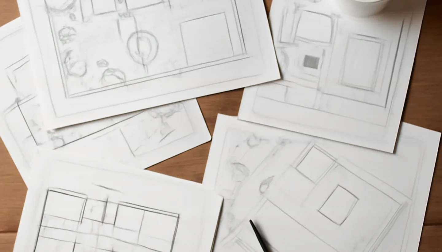 Developer meeting with a landowner over parcel plans and maps